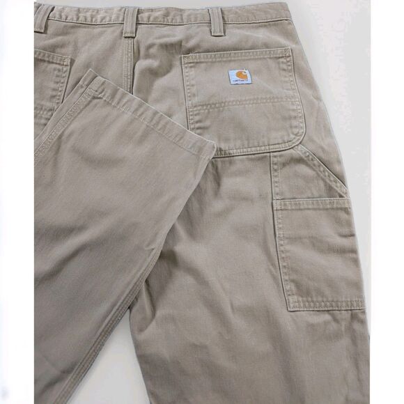 Carhartt Other - Carhartt Relaxed Straight Twill Dungaree Pants 40x30 Khaki Workwear